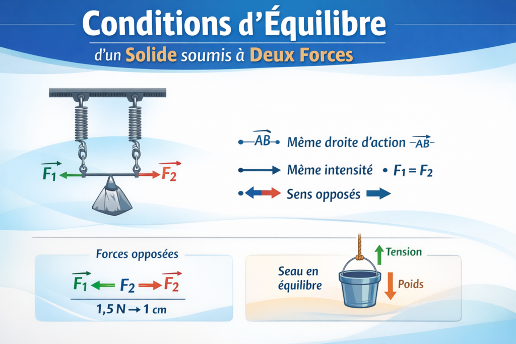 Conditions d'équilibre d'un solide