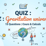 quiz-la gravitation universelle