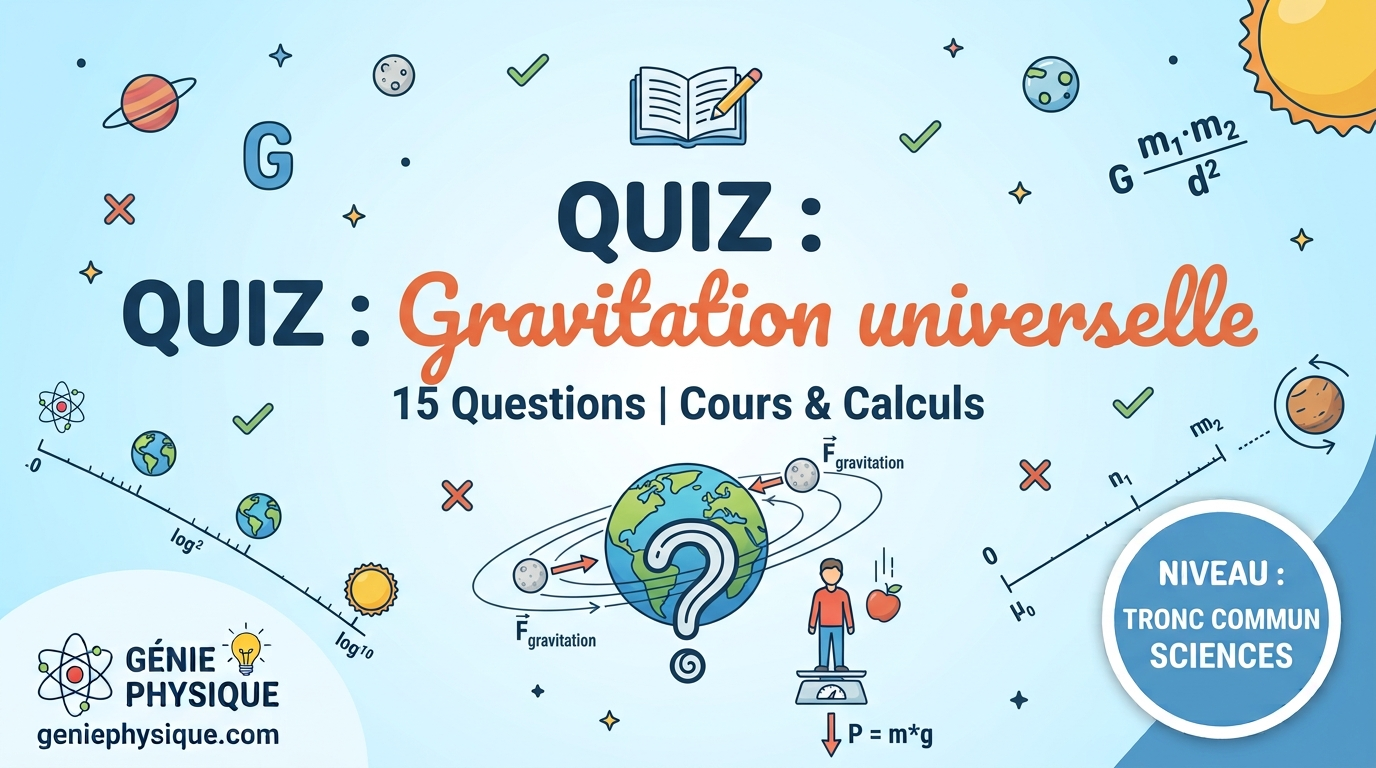 quiz-la gravitation universelle
